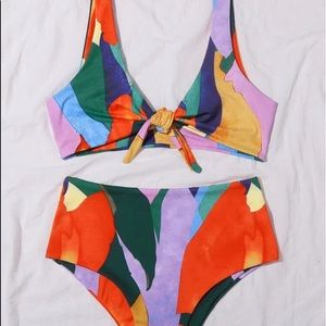high waisted bikini